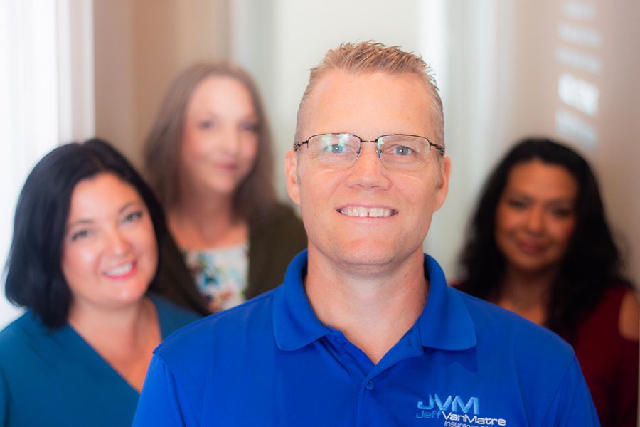 Meet Our Team - Jeff Van Matre Insurance Agency Team Standing Together